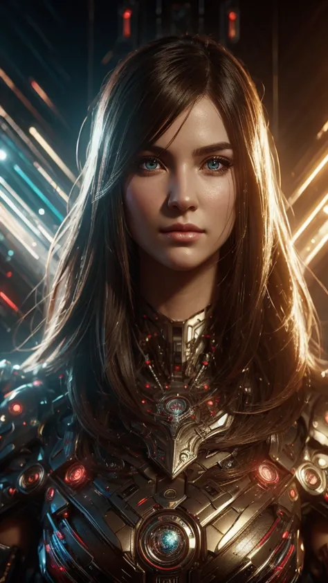 handsome girl, wlop, masterpiece, octane, concept art, glittering