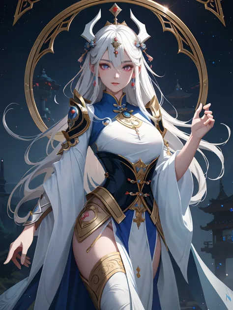 anime fantasy illustration, 2. 5 d cgi anime fantasy artwork, chinese fantasy, xianxia fantasy, author：fan qi, inspired by lan y...