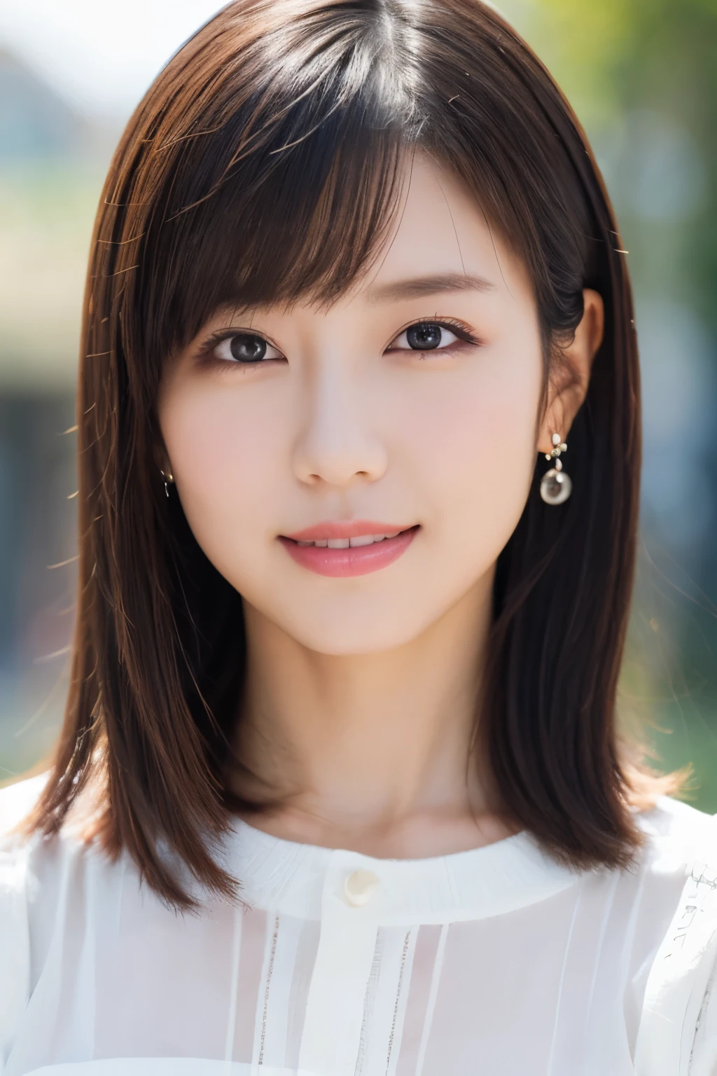 One Girl, (Casual clothing, Pastel colored clothes:1.2), (Beautiful Japanese idol portrait photos),
(Simple background in light colors:1.3),
(RAW Photos, Highest quality), (Realistic, photo-Realistic:1.4), masterpiece, 8K Portrait,
Very delicate and beautiful, Very detailed, 2k wallpaper, wonderful, In detail, Very detailed CG unity 8k wallpaper, 
Very detailed, High resolution, 
Soft Light, Beautiful detailed girl, Very detailed eyes and face, Beautiful and sophisticated nose, Beautiful attention to detail,
Cinema Lighting, Perfect Anatomy, 
Slender body, Small breasts, Medium Hair, Bokeh, Dynamic Angle, A light smile,