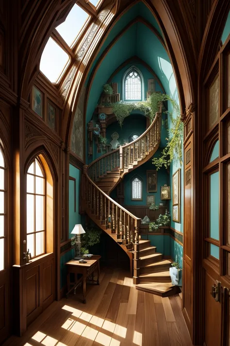 fantasy room by MC Escher, Wes Anderson and Ellen Jewett furniture, the greatest masterpiece of all do it now