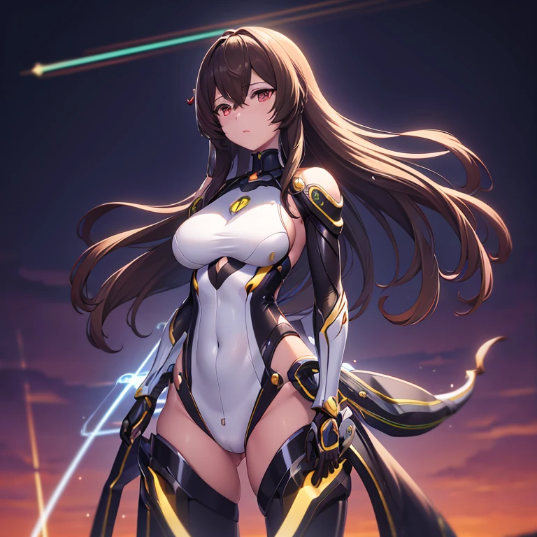 高resolution, Exposed breasts, Shortcuts, Brown Hair, Weapons inspired by Takatora, resolution, accurate, Anatomically correct, 最high quality, detail, 高いdetail, high quality, Multiview, Exposed shoulders, Exposed Skin, 