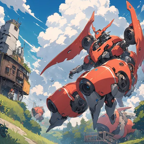 ghibli, mechanical life forms