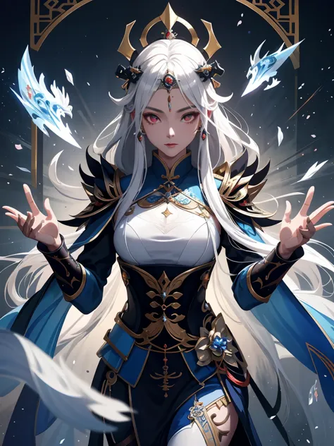 anime fantasy illustration, 2. 5 d cgi anime fantasy artwork, chinese fantasy, xianxia fantasy, author：fan qi, inspired by lan y...