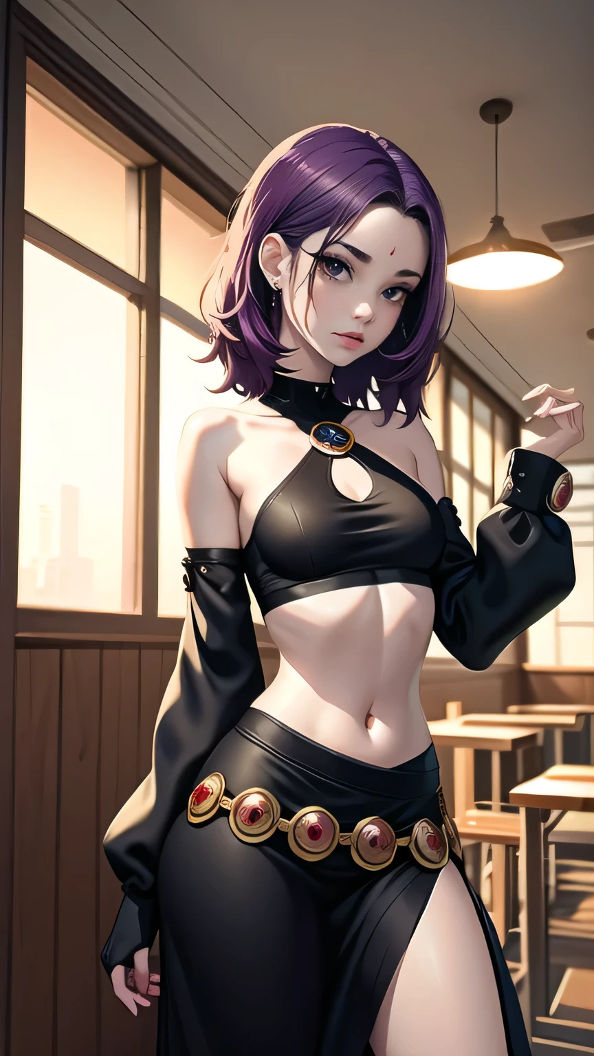 (cowboy shot), (masterpiece, best_quality, detailed, immaculate:1.3), epic, illustration,Anime Style
BREAK
ArtemisYJ,medium hair,purple Hair,makeup
extremely detailed clothing fabric(Black midriff dress),high heels,extremely detailed dress ,small breast,earrings ,
BREAK
(Night, Bar, indoors,)