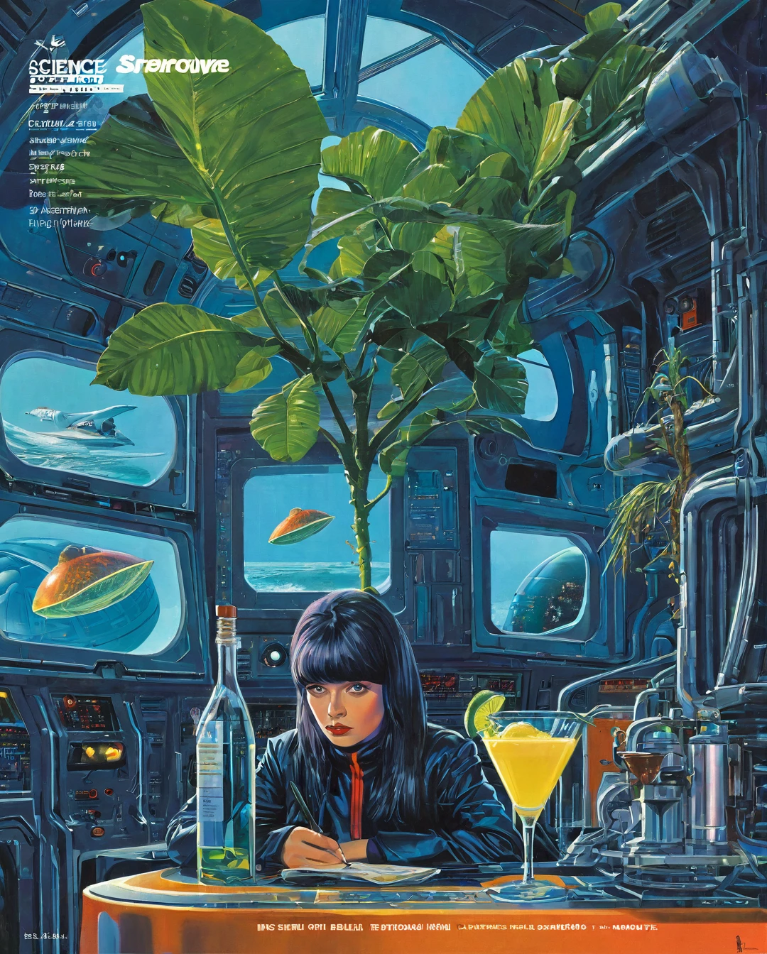 
Cover of a science fiction magazine , Ricardo Bofill, retrofuturism, Margarita Keane, 1980's Sci-Fi parody movie still portraiture photography. very detailed digital painting, Conceptual art, seeds, sharp focus, illustration, in the style of simon stalenhag, Wayne Barlowe, y igor kieryluk., (Art inspired by Dave Mckean, intricate details, oil painting)