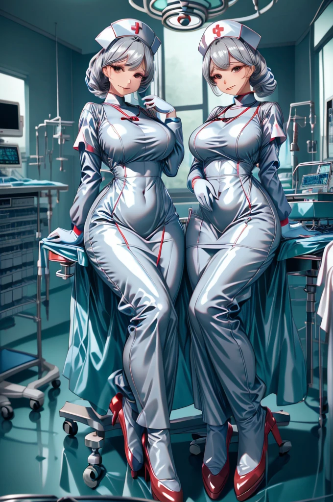 nurse uniform,hospital, latex nurse suit,nurses,busty,elbow gloves,labcoat,grey hair woman,red eyes , gigantic ,medical instruments,asian nurse,two nurses,speculum,examination room,oversize ,big ass ,strap on, lay on table ,legs spreaded,giving birth,gyno chair , dentist,Milf,latex,black uniform,oversize breasts