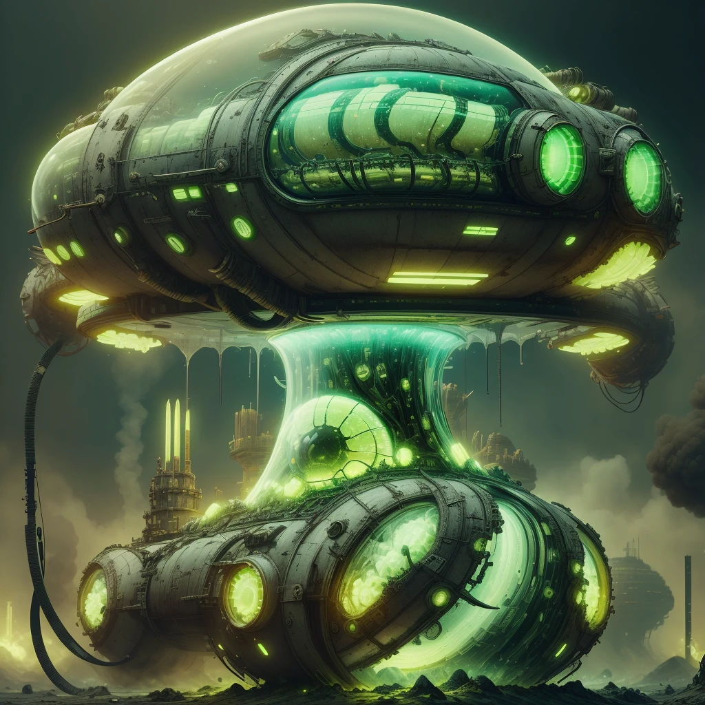 uraniumtech ,Lamprey, radiation, transparent , scifi,   nuclear  , see-through
(tank:0.6),