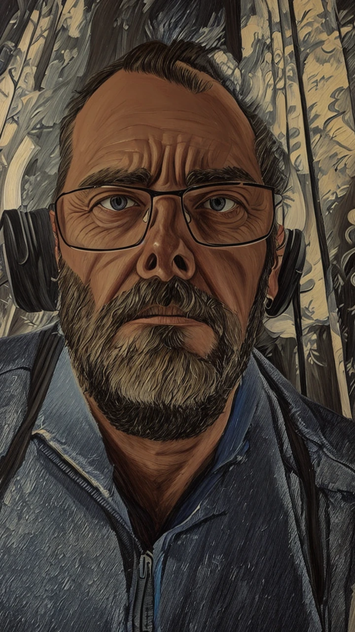 A brilliantly arrogant Dr. House, portrayed by the talented Hugh Laurie, stands tall in his disheveled office. His piercing blue eyes convey intellect and cynicism, framed by tousled grey hair. The image is a vivid oil painting, capturing every wrinkle and furrow on his face as he smirks knowingly. The attention to detail is impeccable, highlighting every intricate feature of the character's persona. This striking portrait brings to life the complex and multifaceted nature of a genius with a sharp tongue and a wounded soul.