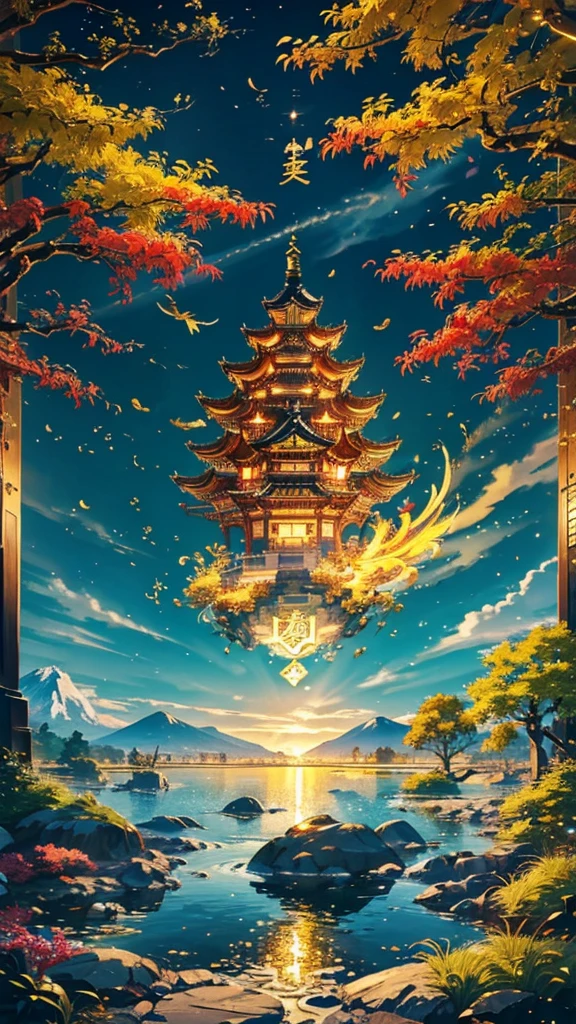 Qinglong、White Tiger、Suzaku、Xuanwu、Kirin、Placement、The magical light of abundance shines brightly、Powerful Shine、Prosperous wealth、Prosperous businessの開運壁紙画像、wishes come true、golden dragon、Gold coins、Uses gorgeous and bright colors. Based on gold and red.、Emphasize colors that symbolize prosperity and wealth. Incorporate traditional Japanese patterns and treasure motifs into the background. Items that symbolize wealth and success.（coin、Gold Leaf、Treasure Ship、Hammering gavel、Golden Dragon）Placement ・現代的でスタイリッシュなデザインを加え、A design suitable for offices and stores「Prosperous business」- Place the letters in a beautiful font and add light effects around the letters.、Expressing a radiance that attracts good fortune、coinやGold coins：To symbolize wealth and prosperity、金色のcoinやGold coinsは一般的です。 Treasure Ship（Treasure boat）：七福神が乗るTreasure Shipは、Prosperous businessや大きな利益を象徴します。 Hammering gavel：振ると何でも出てくると言われるHammering gavelは、It is a symbol of abundance and prosperity.。 Lucky cat：右手を上げているLucky catは、It is considered a symbol of good fortune and attracting customers.。 Golden Dragon：The dragon symbolizes strength and success.、特にGolden Dragonは富や繁栄を表します。 Large and small gold coins：Coins from the Edo period、Large and small gold coinsはIt is a symbol of abundance and prosperity.。 Ear of rice：It signifies good harvest and prosperity、Prosperous businessにも関連があります。 Fuji Mountain：It is a symbol of Japan、It is considered to be auspicious。 Auspicious plants：松竹梅などの植物もIt is considered to be auspicious。 crystal：Symbolizes purification and strengthening of energy.、It is said to increase business luck.。