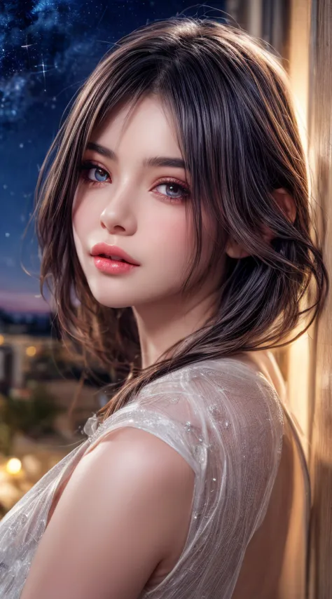 best quality,  masterpiece,  ultra-detailed,  illustration,  detailed light,  an extremely delicate and beautiful,  a girl,  bea...