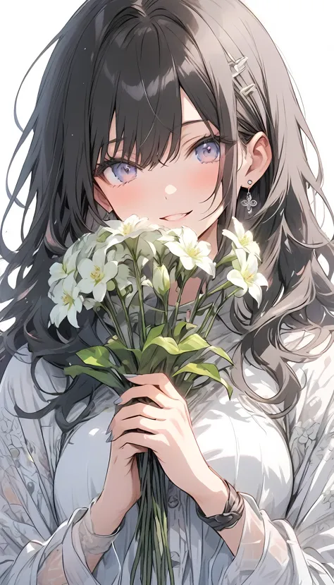 holding flowers in your hands