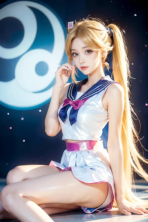 japanese anime tsukino usagi from pretty guardian sailor moon blonde twintails sailor suit character sailor moon anime anime ani...