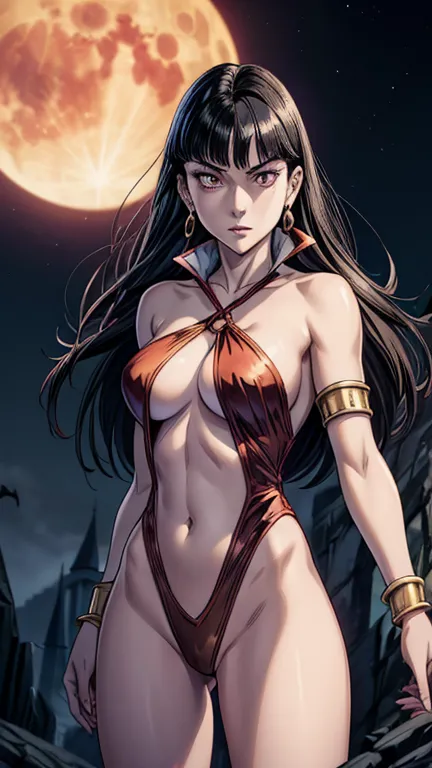 (1girl, vampirella), (extremely detailed cg unit 8k wallpaper),(master part), (best quality), (ultra detail), (best illustration...