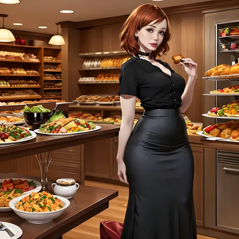 christina hendricks, (christina hendricks:1.5), masterpiece quality, (masterpiece quality:1.3), detailed, realistic, (realistic:...