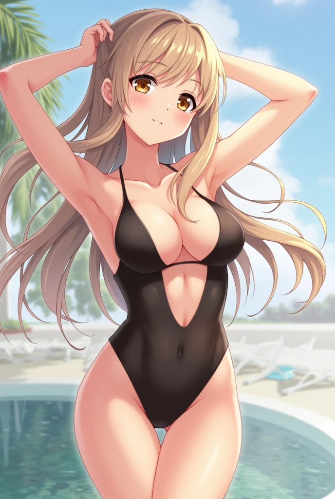 Female Anime Characters Swimsuit Sex SeaArt AI 