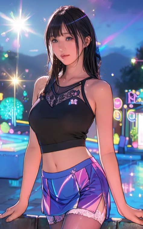 front facing, facing this way、
gal&#39;s more beautiful smile、
more cute casual summer outfits、cute mini skirt、
more beautiful t...