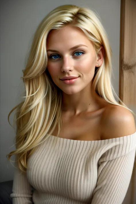 pretty blonde woman