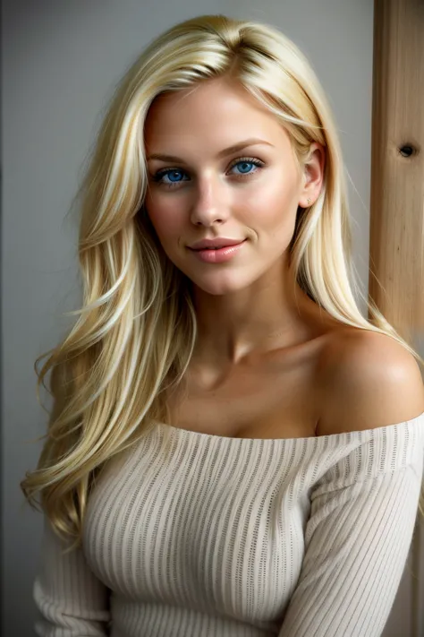 pretty blonde woman