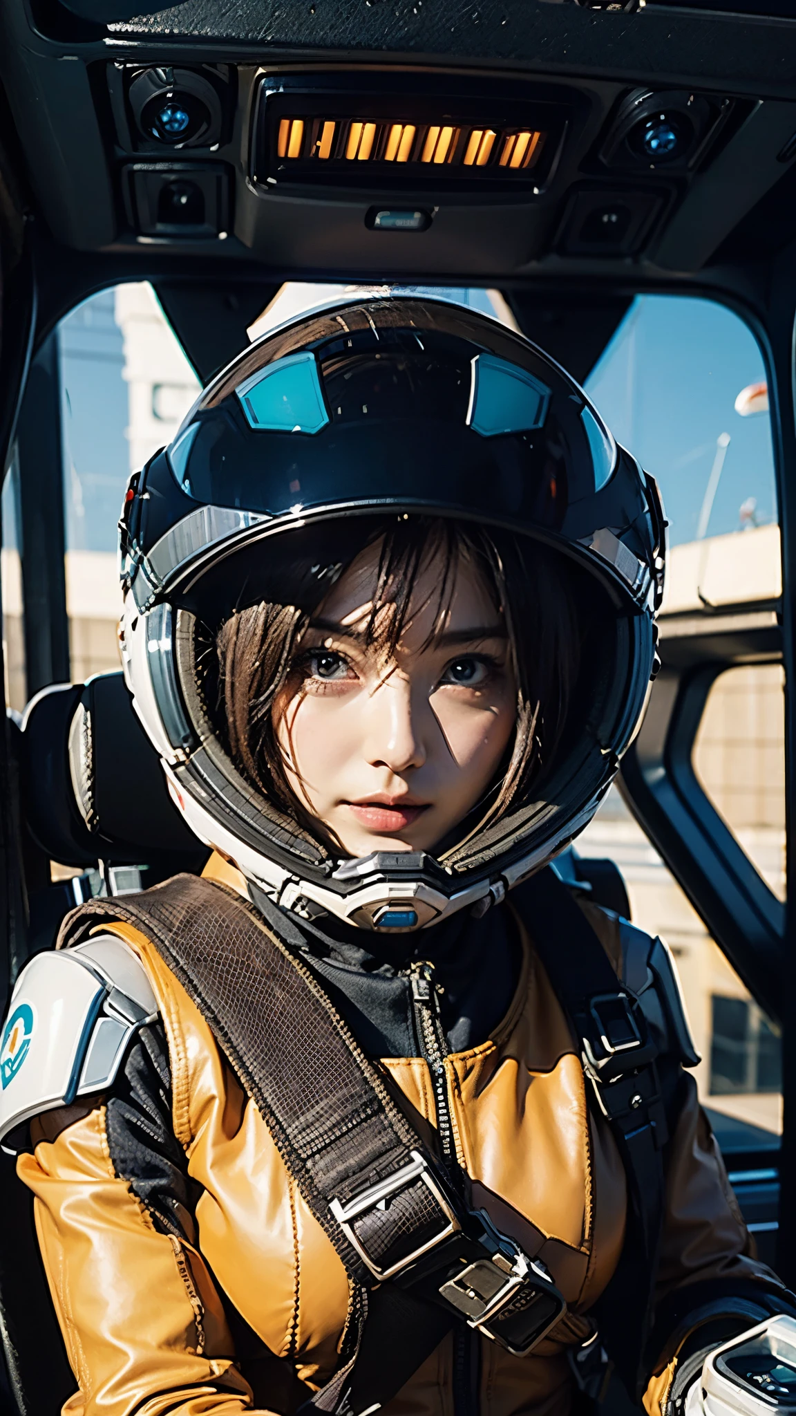 Ruriko Midorikawa、Mundo Cockpit、Cyber Pilot Suit、Upper Body、Robot Cockpit、