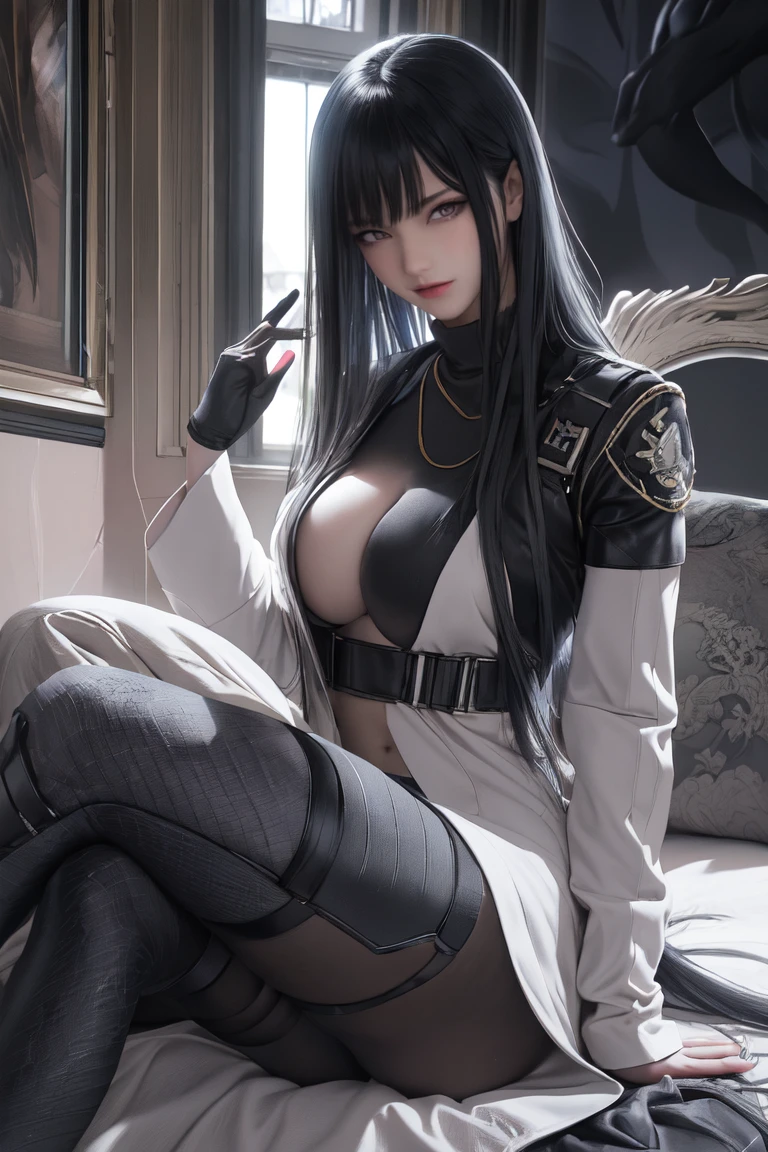 king, 8k, masterpiece, bset quality, girl wearing sexy military officer outfit, tight pants, fishnet stockings, wide-brimmed officer-style trench coat. white leather luxury, glossy, sexy girl fantasy anime artwork, fantasy anime illustration, 8k badass anime, 4k anime art wallpaper, 4k anime art wallpaper, artwork 2.5 d cgi fantasy anime art, 8k anime art wallpapers, detailed digital anime art, beautiful fantasy anime, majestic epic anime artwork, 4k anime wallpapers, artwork detailed anime, sexy, seductive, giant, women, anime style, best quality, extremely detailed, best silhouette), font (detail) backdrop, dark fantasy), (beautifully detailed face), high contrast, (best lighting details, extremely delicate and beautiful eyes), ((cinematic lights)), colorful, super detailed, dramatic lighting statue, intricate details (1 girl, solo, sharp face, . Blonde, super long hair, bangs, long eyelashes, dynamic angles),
