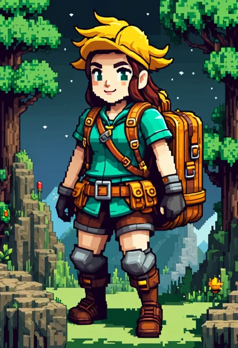 pixel art adventurer