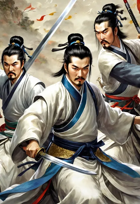 jojo, zhuge liang, oiling, three handsome young men, battle,  208 years ago china, the beginning of a great war, weapon, fight w...