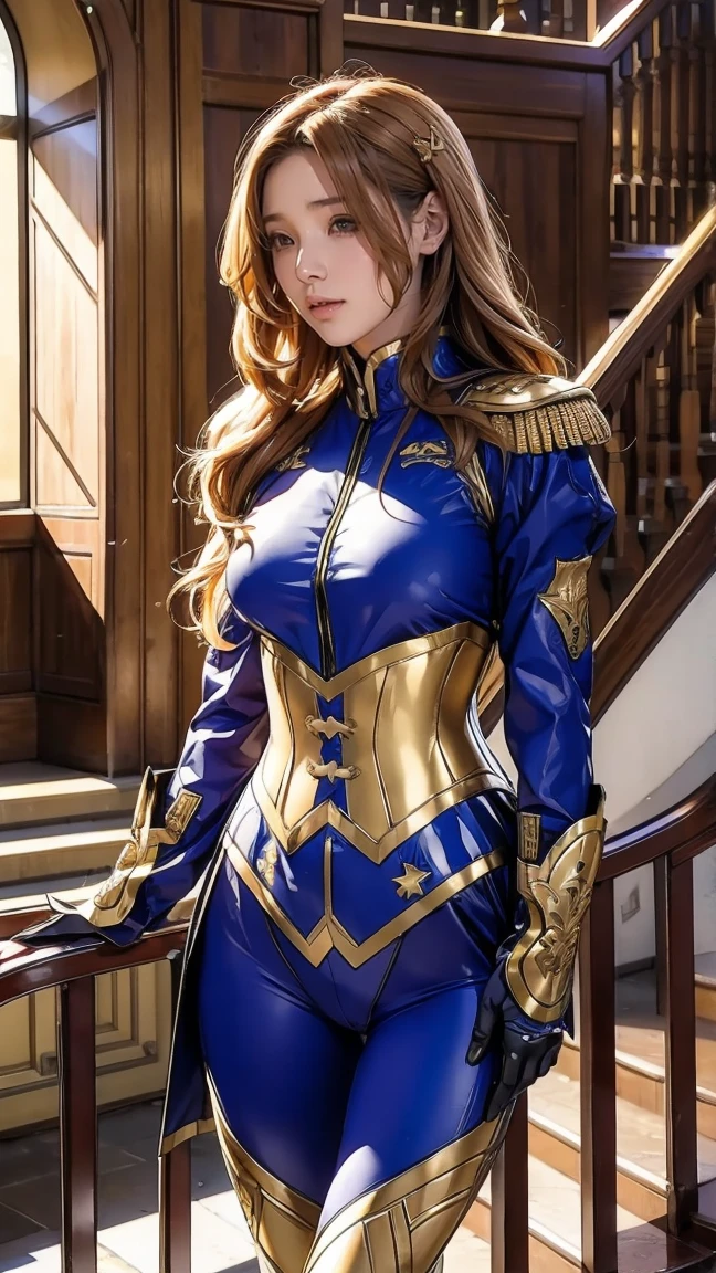 Highest quality, Official Art, masterpiece, Fabric Shading, High resolution, Very detailed, colorful, Best details, Fantasy, Combat Uniform, Yuki Mori:1.5, 1 female, Age 25, Golden Hair, Long Hair, Curly Hair, Highest quality, Official Art, masterpiece, Fabric Shading, High resolution, Very detailed, colorful, Best details, Fantasy, Combat Uniform,1 female, Age 25, Standing on the stairs, A castle town with an old castle, sunny, Random Hair, Large Breasts, skinny, Surrounded by a lot of people:1.9, Confetti falling, Blessed, Welcomed:1.5, Camel Toe:1.3, Ground level shot:,