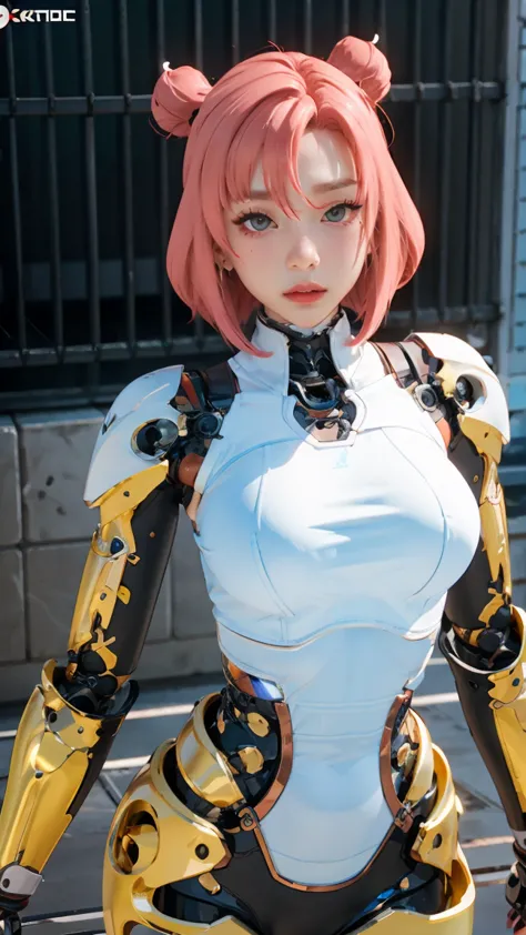 anime - style image of a woman with a skeleton body and a helmet, unreal engine render + a goddess, biomechanical oppai, highly ...