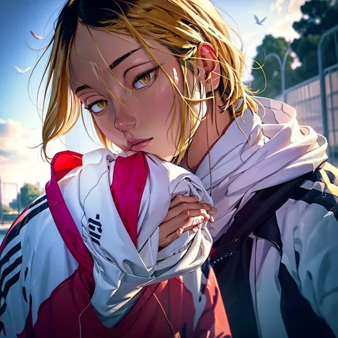 kenma kozume, cute, outdoor