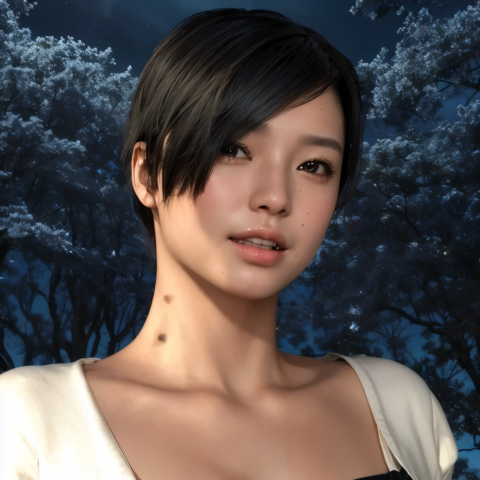 (Detailed CG、Unity、8k wallpaper)、(Very delicate and beautiful)、(masterpiece)、(Highest quality:1.2)、(Ultra-high resolution:1.3)、(Beautiful realistic Asian),Beautiful lighting、Perfect Lightning、Realistic Shadows、Fine skin、Very detailed、Detailed face and eyes、Realistic eyes、Sharp pupils、Huge , In the classroom、School、sunset、Beautiful Face、Blurred Background、(Japanese women)、Glowing Skin、Side Up、Beautiful black hair、Blunt bangs、Japan High School Sailor Uniform、Pleated mini skirt、A kind smile, ((Tabletop, Highest quality)), (Glowing Skin), Cinema Lighting, Physically Based Rendering, Award-winning, Very detailedな肌, Very detailedな顔, Beautiful eyes in every detail, Carl Zeiss 85mm F/1.4, (Cowgirl:1.3), (cumin , Chest and thighs), she&#39;Very cute 16 years old , (Brown Hair, Straight Long Hair, Open your eyes, Round face), Big cleavage, (Sailor blouse, I pulled up my pleated skirt myself:1.3), Watching from afar, (Spread your legs, Focus on the thighs),art、