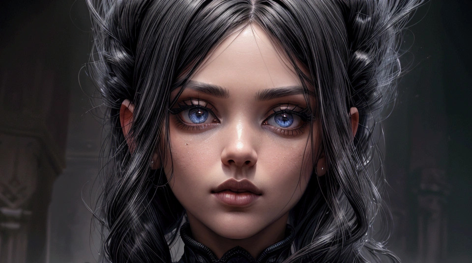 (((full body)), (black boots)), (best quality, 4k, 8k, high resolution, masterpiece: 1.2), ultra detailed, digital painting, character portrait, highly detailed face and eyes, beautiful detailed lips, extremely detailed eyes and face, long eyelashes, cinematic lighting, dramatic lighting, epic fantasy, volumetric lighting, dark fantasy, moody lighting, dramatic composition, intricate details, cinematic angle, dark colors, warm colors