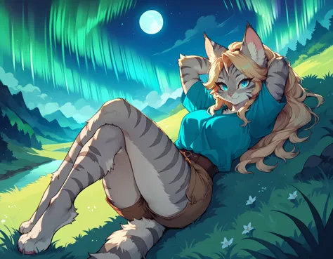 score_9,score_8_up,score_7_up, score_6_up, score_5_up, source_anime, kemono style, kat, female anthro furry feline, silver fur, ...