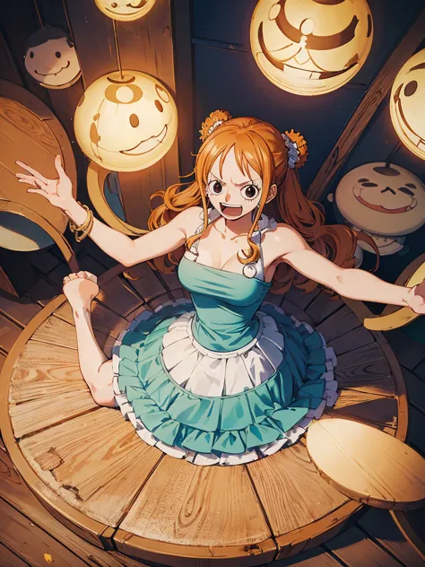 ((highest quality)), ((masterpiece)), ((highest quality:1.2,)) (((we (one piece), one girl, alone, excited))),