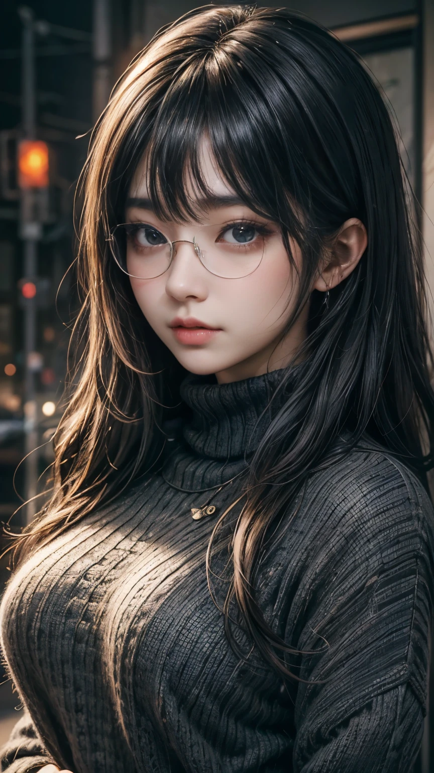 (最高qualityのディテール)、Realistic、8K Ultra HD、High resolution、(One Girl:1.2),(Glasses、Fatal Beauty,Attractive beauty) ,(A supple and powerful physique),(Sensual charm),(Glasses、Mysterious charm:1.1),(Big Breasts、Captivating silhouette),The 超detailedな、高qualityのテクスチャ、複雑なdetailed、detailed、非常にdetailedなCG、高qualityの影、detailed 美しく繊細な顔、detailed 美しく繊細な目、Written boundary depth、Ray Tracing、20th Generation、Cute K-Pop Girls、(The Face of Ulzan in Korea)、Thin face、(Urzan-6500-v1.1:0.6)、PurerosFace_v1、Glowing Eyes、Perfect body、 Viewer Display、(最高qualityのディテール:1.2)、Realistic、8K Ultra HD、High resolution、Woman close up， realistic girl rendering, 8k artistic german bokeh, Enchanting girl, Real Girls, Gurwitz, Gurwitz-style artwork, Girl Roleplay, Realistic 3D style, cgstation Popular Topics,, 8K Portrait Rendering,（truth，truth：1.4），(Sparkling eyes girl:1.2)、Best image quality, 最高quality, Realistic, 超detailedな, Realistic, 4K 8K Ultra HD Full Color RAW Photos, Fujifilm(Medium format), Hasselblad, Carl Zeiss, Incredible dynamic range photography(utility_art：Smooth-768:1.1),High resolution, High pixel count, 明確なdetailed, Clear images, Natural color reproduction, Noise Reduction, High fidelity, quality, Software Improvements, Upscaling, Optimized Algorithms, Professional-level retouching,

1. Oversized coat:

The coat is、Choose an oversized design that covers from shoulders to knees.。Color is classic navy or black、or warm khaki or beige, wait.、Choose colors that match the season。
2. Knitted sweater or turtleneck:

To protect yourself from the cold、Knitted sweater or turtleneckを選択してください。Match the texture and color of the knit to the coat.。
3. Wide leg pants:

For pants, Choose a wide-leg design、Combines ease of movement and style。Denim in dark tones or black trousers will look good.。
4. Knee-high boots:

What is included in an oversized coat、足首からふくらはぎまでカバーするKnee-high bootsとの組み合わせ。Boots are black or dark brown and chic.、Gives a stylish impression。
5. accessories:

シンプルなゴールドまたはシルバーのaccessoriesを選択してください、Add elegance to your outfit。for example、Long necklaces and large earrings are recommended.。
6. Handbags:

Handbags、Choose a color that matches the tone of your outfit.。Shoulder bags and tote bags are convenient and stylish。
7. Compensateと髪型:

Compensate, Choose natural colors that flatter your skin。Wavy Hair、By creating loose curls、Appeal to softness。