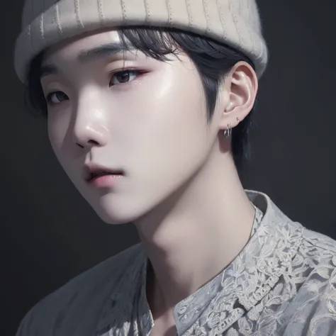 tr_suga0, solo, male, (masterpiece, ultra quality, high resolution, 8k, intricate: 1.2), (detailed face:1.2), handsome, young ko...