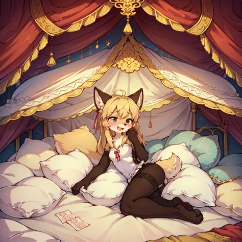 （masterpiece，best quality），mine, the beast, , (light and shadow suitable for any pillow background））, 穿着cheerleading服的可爱女孩在pillo...