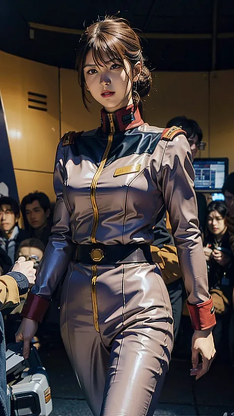 mobile suit gundam、pilot suit
、latex suit、body
female、federal armed forces