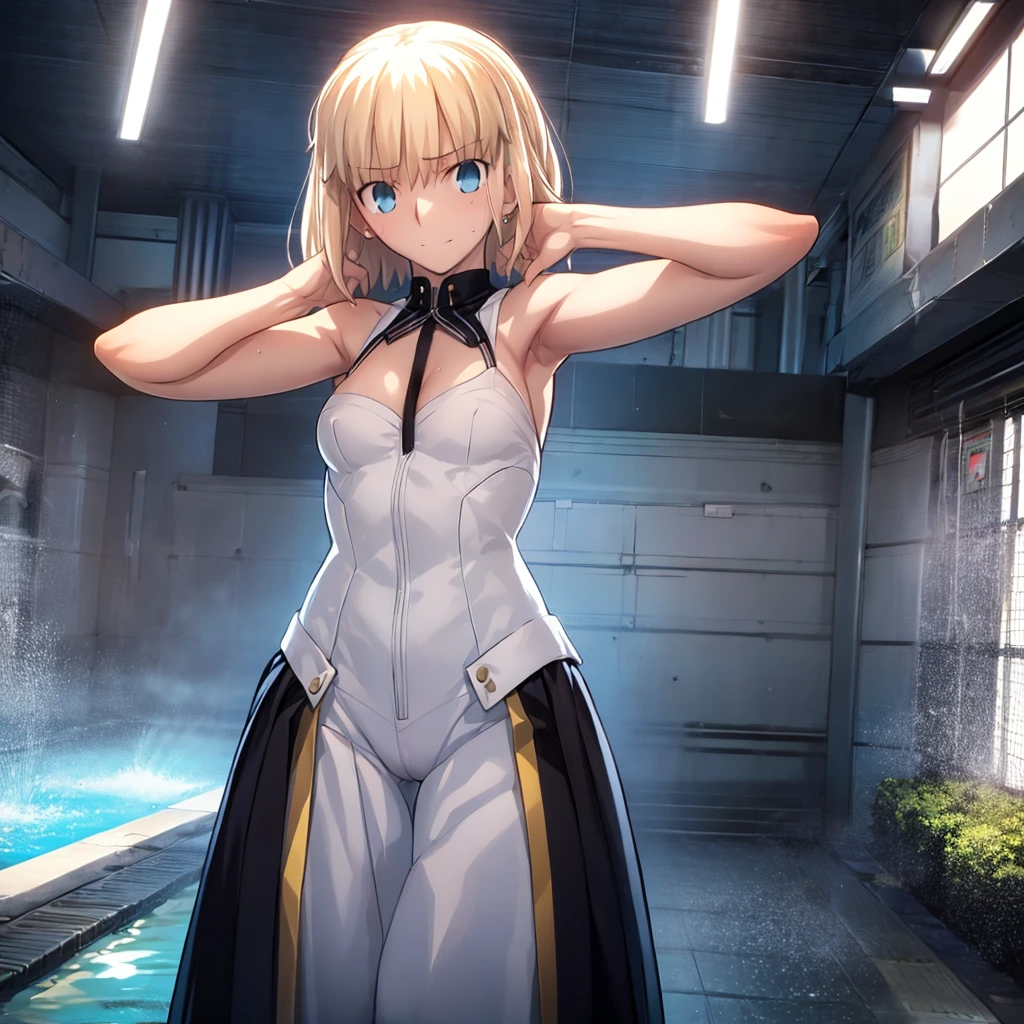 High resolution, 最high resolution,high resolution,{Things to know_f de stay night ufotable:1.15}, Rubio_ Best Quality, masterpiece, フルnude,Sweatだく,Blushing,smile,Armpitアップ,Sweat,Armpitを広げて見せている,bed,Moist,Blonde,whole body,pubic hairあり,Love juice,Armpit,side,sideの下,Armpitの下,sideアップ,Sweatをかいている,sideSweat,Upper Body, 1 person,sideズーム,Armpitズーム,Armpitを見せつける,sideを見せつける,両Arms behind head,nude,Raise your arms, Inner cavity reflection,whole body,Two arms,Alone,sexy,1 personだけ,Looking at me,膣からsemenが垂れている,front,pubic hair,Obscene lines,Ray tracing,Slender body,E Cup,Embarrassing,Armpit強調,side強調,ArmpitSweat,sideSweat,Wet Skin,Open your mouth,Noise Reduction,((Place your hands behind your head)),Emphasis on the crotch,Chest Enhancement,stage,Perfect lighting,体をfront,Look up,looking at the camera,真front,I don't want to go away.,体をfront,両Raise your arms,両Arms behind head,Embarrassing,Hands behind head,Hotel Rooms,bedの上,全naked,naked,膣からsemenが垂れている,bedに横たわる,,フルnude,オイルを塗ったテカテカのsideの下を見せる、オイルを塗った光沢のあるsideの下:1.30、Surreal、sideの下、オイルを塗った光沢のあるsideの下:1.30、光沢のあるsideの下、オイルを塗ったぬるぬのsideの下:1.30、ぬるぬるした光沢のあるsideの下:1.20、明るく詳細なsideの下、sideの下の細かいシワ:1.7、リアルなsideのシワ:1.7、sideの下を照らす光:1.4、side毛穴の細部まで), Armpit見せポーズ,side見せポーズ,Nipples,Nipplesが立っている,No clothes,素っnaked,Armpitアップ,sideアップ,NaughtyなArmpit,Naughtyなside,Sweat,Naughty,Arms behind head,Armpitを広げる,sideを広げる,Embarrassed look,Love juiceが垂れている,NaughtyなPussy,体をfrontへ,pubic hairが生えている,pubic hair,semen,semenまみれ,Naughtyな体,Naughtyな身体,NaughtyなPussy,Naughtyなgenital,genital,NaughtyなPussy,Naughtyなnaked,Naughtyなnaked体,Naughtyな肉体,Naughtyなボディー,恥ずかしそうにArmpitを見せている,恥ずかしそうにsideを見せている,lotion,lotionまみれ,Vaginal fluid,Vaginal fluidが垂れている,Love juice,Love juiceが垂れている,semenでベタベタ,Sticky with semen,Sperm,Spermまみれ,Spermでベタベタ,Pussy,Pussyを見せつける,Pussy,Pussyを見せつける,Embarrassed look,Groinにタトゥー,Groin,View your viewers,genital,女genital,湿ったArmpit,湿ったside,smile,4K,（8k）,Noise Reduction,Place your hands behind your head,Emphasis on the crotch,((Place your hands behind your head)),(Shiny, oily skin), Raise the hand, (Raise your arms above your head:1.5), Put your arms behind your head, sideの下, (sideの下 into viewer's face:1.5), (View your viewers:1.5), Raise the hand,蒸れたArmpit,蒸れたside, sideの下を露出させる,Armpitの下を露出させる,両手を頭に当ててbedに座わる,蒸れたArmpit,蒸れたside,