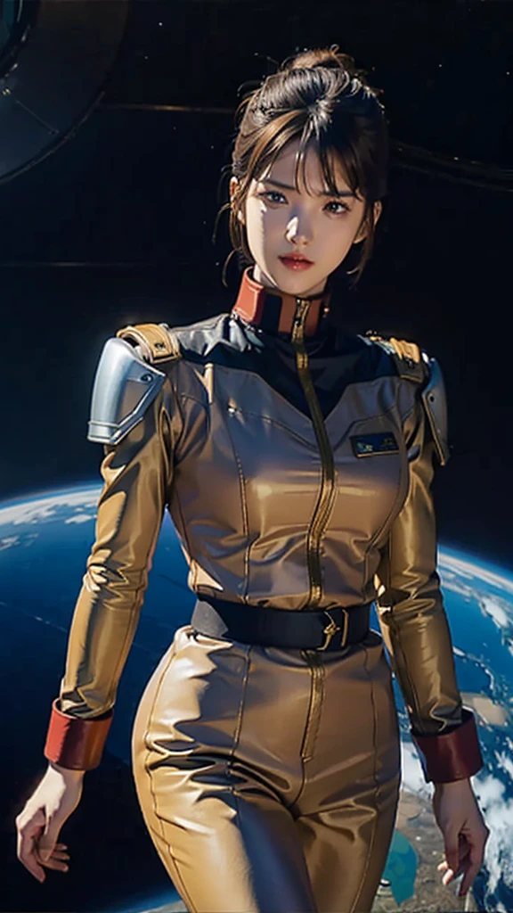 Mobile Suit Gundam、Pilot Suit
、Latex suit、Body
female、Federal Armed Forces、宇宙Pilot Suit