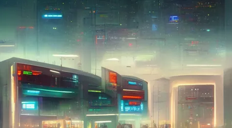 create realistic and immersive images of futuristic cyberpunk cities in 4k quality. images should depict high-tech urban environ...