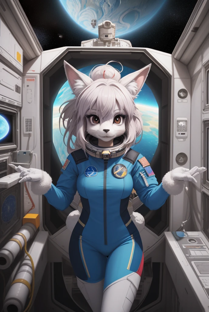 Mujer enorme tetona anime - style image of a woman in a space station rabbit , high resolution commission, pov art hairy, in a space station, in a space station, Lola Bunny Fanart, (SFW) Insurance for work, in the space station, in a space station llena de gente, star fox krystal, In a spaceship, furry fantasy art