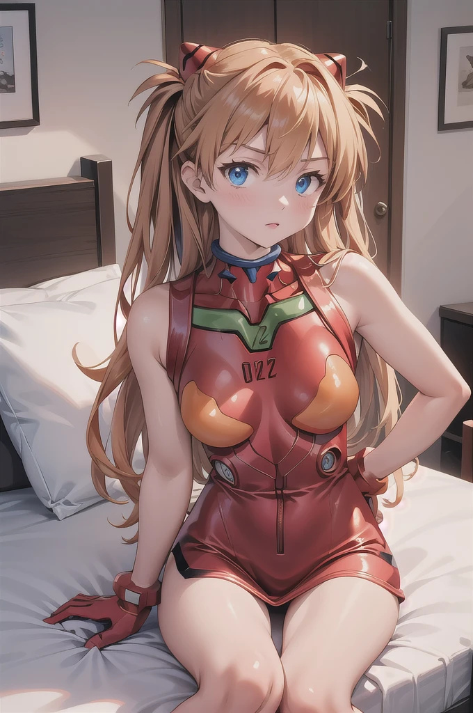 At the bed, ((Asuka_Langley)), Interface Headset,