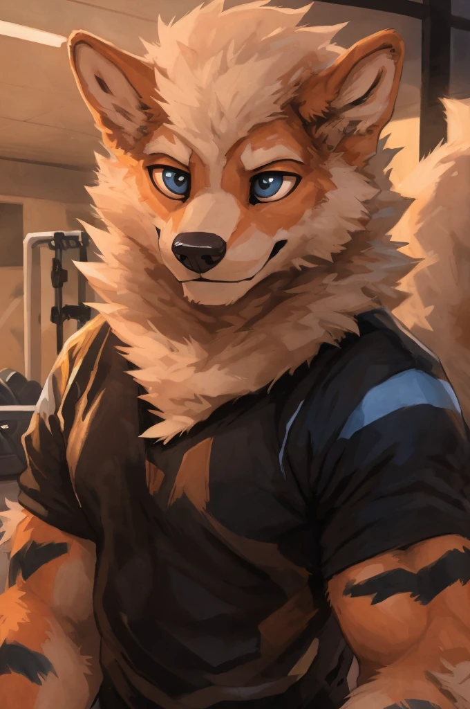 Male Arcanine, Arcanine, orange, posing, gym_clothes, gym_background, by kenket, by darkgem, by miosha, detailed_face,Detailed_clothes, detailed_eyes, perfect_eyes,Detailed_clothes, detailed_eyes, perfect_eyes,Detailed_clothes, detailed_eyes, perfect_eyes,Detailed_clothes, detailed_eyes, perfect_eyes,Detailed_clothes, detailed_eyes, perfect_eyes,detailed_eyes, perfect_eyesdetailed_eyes, perfect_eyes full_body, antrho ,bara,full_body, mane, smooth_light, smooth, cute, slim, not_so_muscular, mane