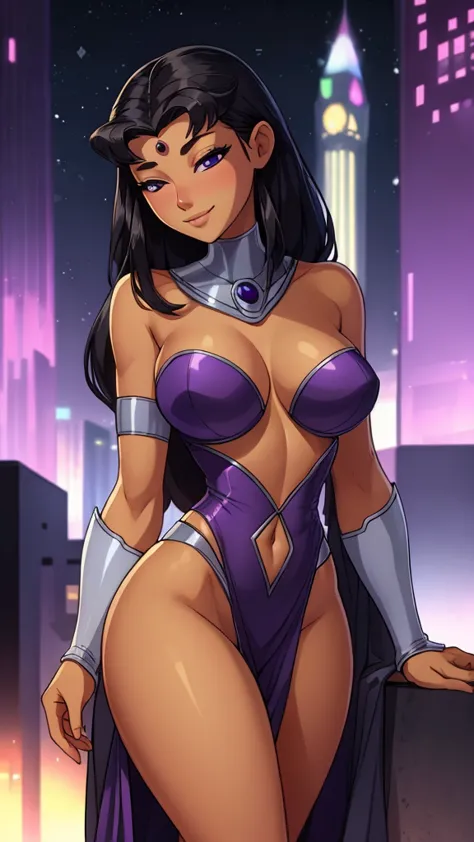 ((ultra quality)), ((masterpiece)), blackfire, ((black hair)), (beautiful face), (beautiful female lips), (), charming, ((innoce...