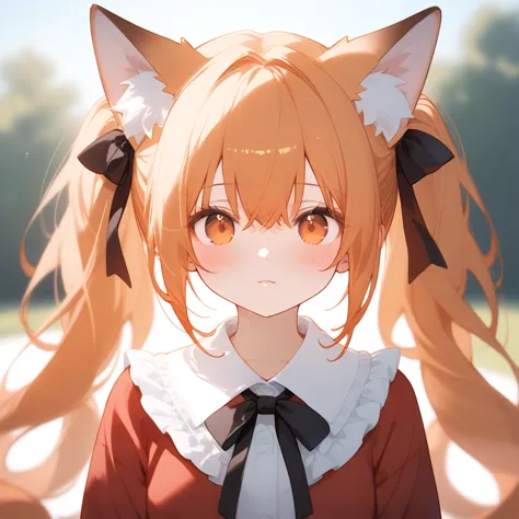 score_9, score_8_superior, one person, animal ears, alone, (((dashiki))),twin tails, animal earsの毛, view your viewers, outdoor, ...