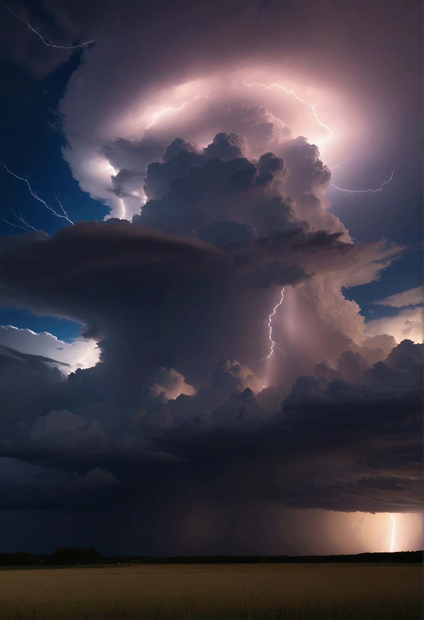 Last Day on Earth、大stormの前に, Nostalgia, The annual illumination, Cumulonimbus, Volumetric lighting, Big Sky、落thunder、thunder、storm、Supercell