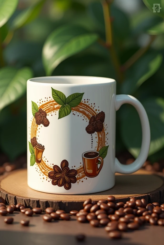 Coffee mug cycle design 