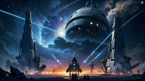 space station, asteroids, space, starry sky background, spaceships dock and disembark, perry rhodan, starwars, eve online, open ...