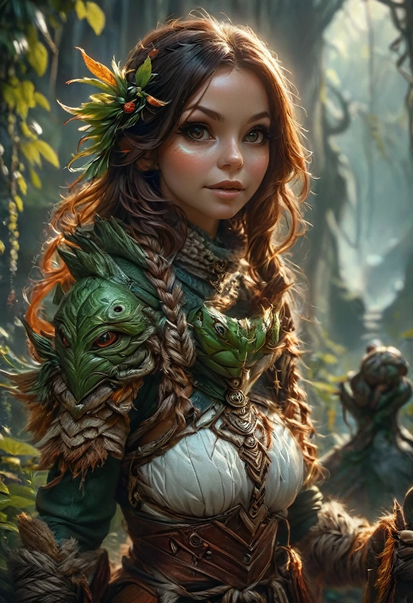 Anthropomorphic female grinch grasshopper mage. Official Art – Charecter profile. An Award-Winning Digital Masterpiece In 4K Ultra HD, Extreme Detail And Intricate Realism. Symmetrical Face. This Concept Art Brought To Life By The Hands Of Artists Like Wlop & Artgerm In A Stunning 2D Vector Illustration.Background Is A Panoramic Vista.
