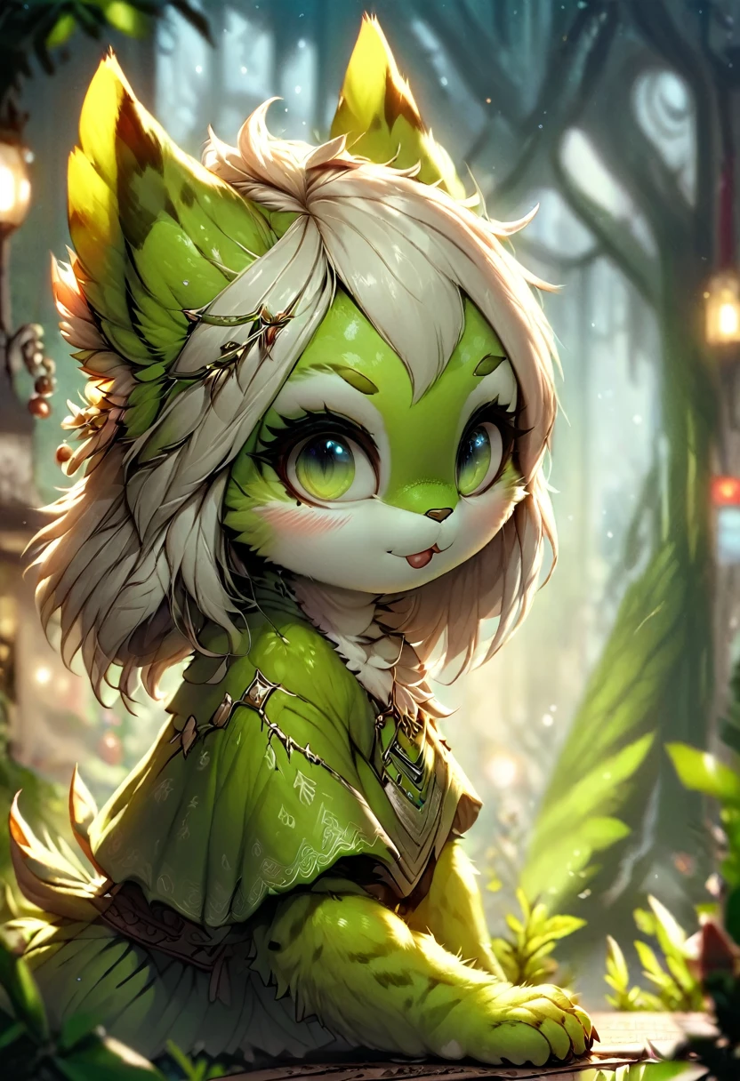 Anthropomorphic female grinch grasshopper mage. Official Art – Charecter profile. An Award-Winning Digital Masterpiece In 4K Ultra HD, Extreme Detail And Intricate Realism. Symmetrical Face. This Concept Art Brought To Life By The Hands Of Artists Like Wlop & Artgerm In A Stunning 2D Vector Illustration.Background Is A Panoramic Vista.
